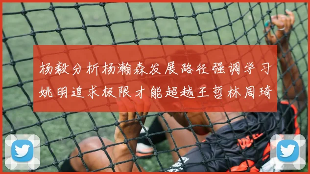 杨毅分析杨瀚森发展路径强调学习姚明追求极限才能超越王哲林周琦状态