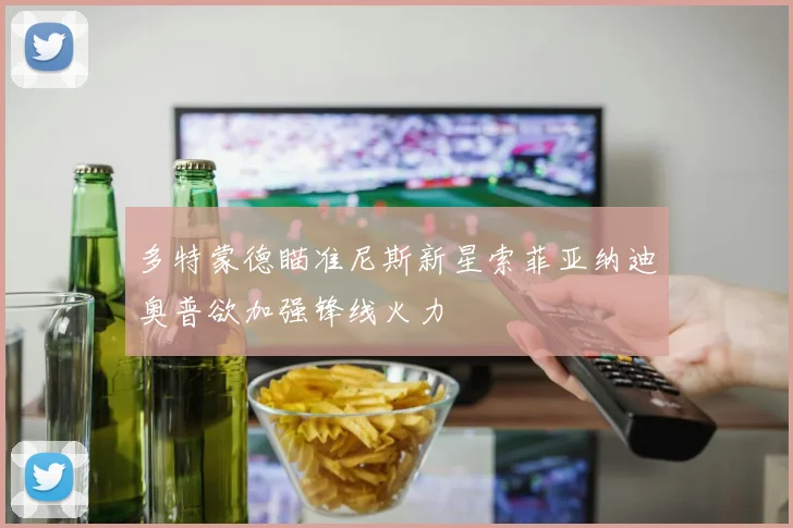 多特蒙德瞄准尼斯新星索菲亚纳迪奥普欲加强锋线火力